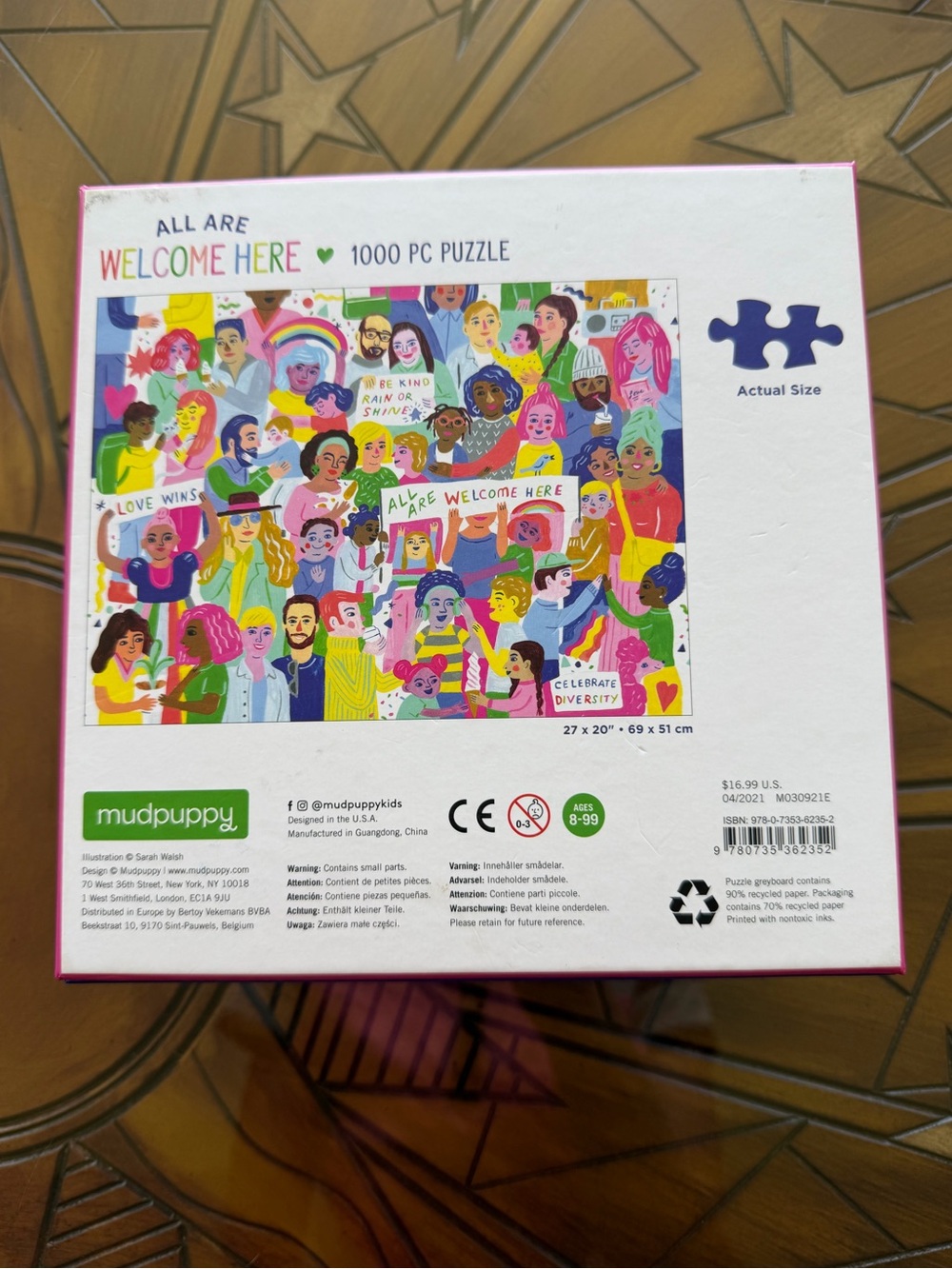 All Are Welcome Here 1000 Piece Puzzle - Picture 2 of 4